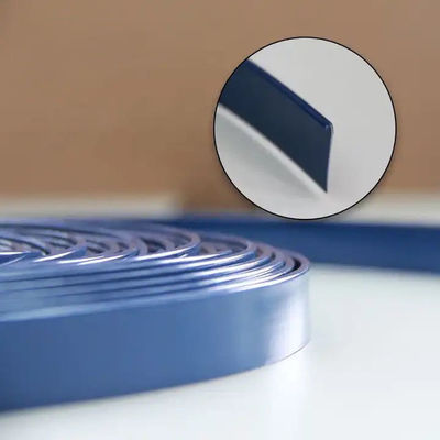 Biru 40 Meter Channelume Huruf Aluminium ABS Plastik Trim Cap
