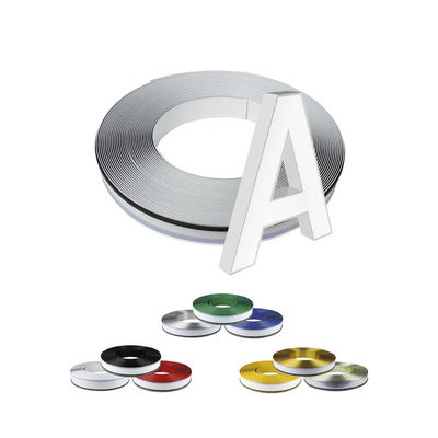 Multi Size Aluminium Coil Aluminium Channelume Channel Trim Cap Untuk Tanda