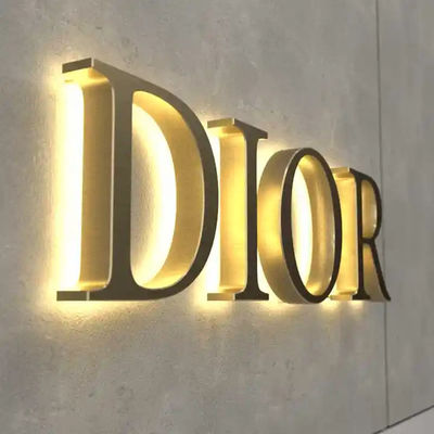 Menghemat energi LED Channel Letter Tanda 12VDC Outdoor Led Letter Pencahayaan