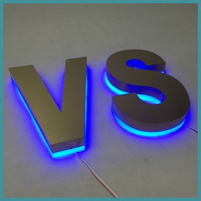 Panjang umur LED Channel Letter Backlit Channel Letter Sign 50000 jam