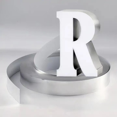 Led Signboard Aluminium Trim Cap Untuk Channel Letter Trim Cap Roll