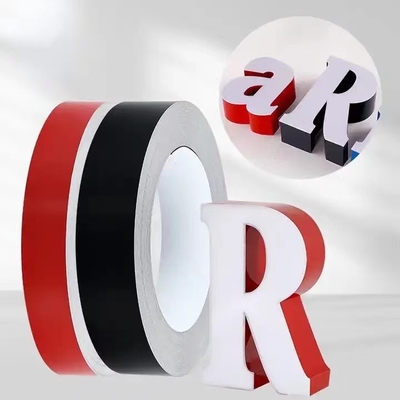 PVDF Lapisan Aluminium Trim Cap Untuk Channel Letter Lebar 20mm-1400mm