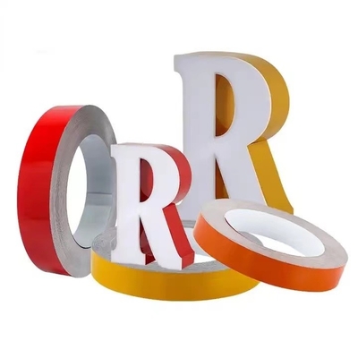 PVDF Lapisan Aluminium Trim Cap Untuk Channel Letter Lebar 20mm-1400mm