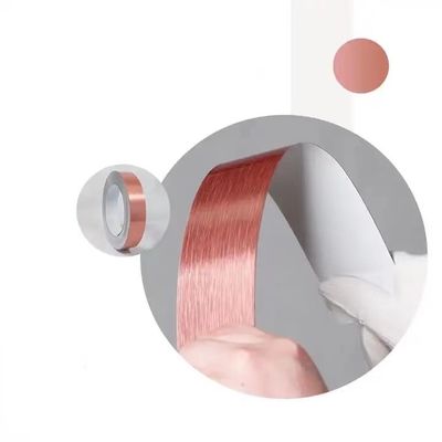 Lebar 1400mm Channel Letter Trim Durable Gold Trim Cap Letter