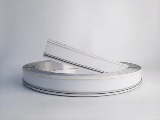Lebar 11cm 12cm Channel Letter Trim Cap Aluminium PVC Channelume Material