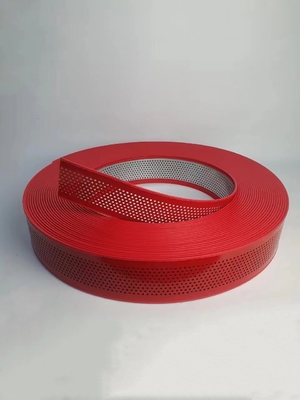 Rustless Steel Trim Cap Roll Aluminium berlapis merah Channel Letter Trim