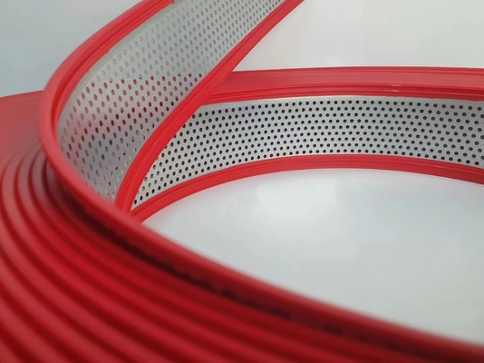 Rustless Steel Trim Cap Roll Aluminium berlapis merah Channel Letter Trim