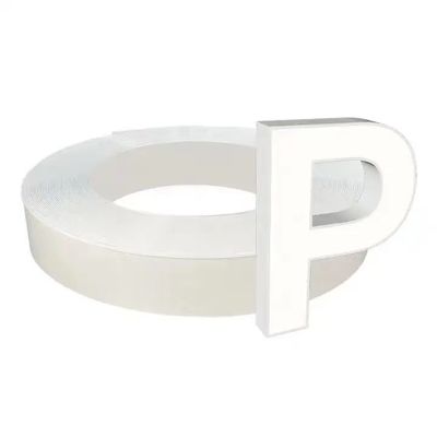 100mm Aluminium Channel Letter Trim Sign Trim Cap Untuk Toko Bisnis