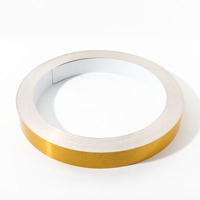 Warna dilapisi Channel Letter Aluminium Strip Word Edge Tape Flat Coil Tanpa Pinggir Lipat