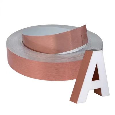 Emas tahan lama Aluminium Channel Letter Coil Sempurna Untuk Channel Letter