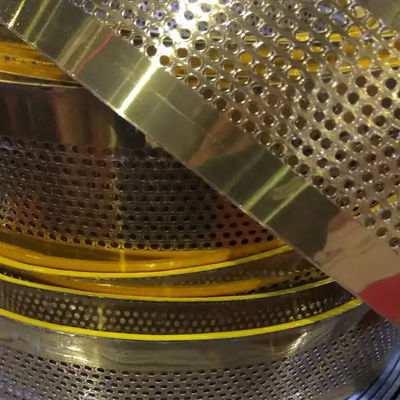 Golden Aluminium Tape Coil Dengan Folded Edge Word Sign Brushed Aluminium Coil Strip