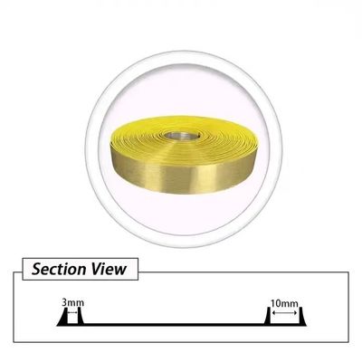 Panjang 25M-33.33M/Roll Aluminium Trim Cap Strip Untuk Channel Letter