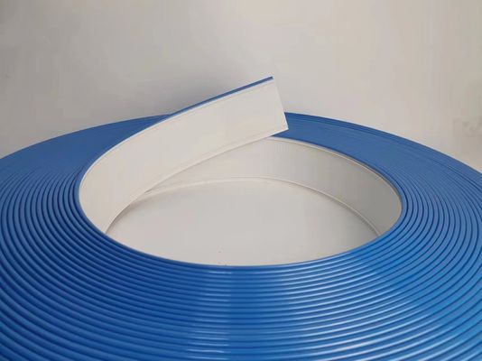 Disesuaikan J Tipe Trim Cap Rolls Hand Bend Biru Warna Aluminium Trim Cap