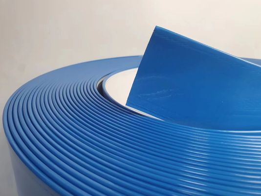 Hand Bending Aluminium Trim Cap Strip J Type Trim Cap Coil 50M Panjang Berbagai Lebar Warna Biru
