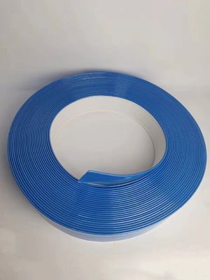 Hand Bending Aluminium Trim Cap Strip J Type Trim Cap Coil 50M Panjang Berbagai Lebar Warna Biru