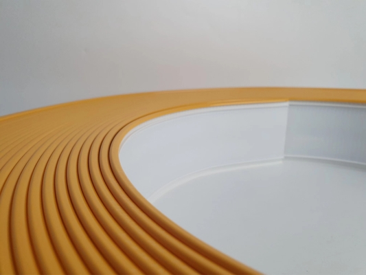 Channel Letter Aluminium Trim Cap Dengan Kekerasan Tinggi 50M/Roll Channel Letter Trim Cap