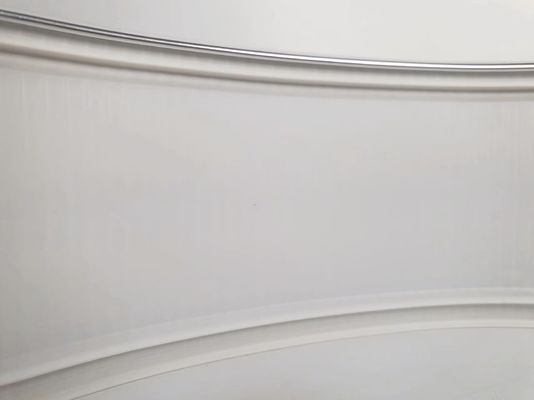 Hand Bending Aluminium Trim Cap Perak Bahan Aluminium Alloy Coil Channel Letter Trim Cap