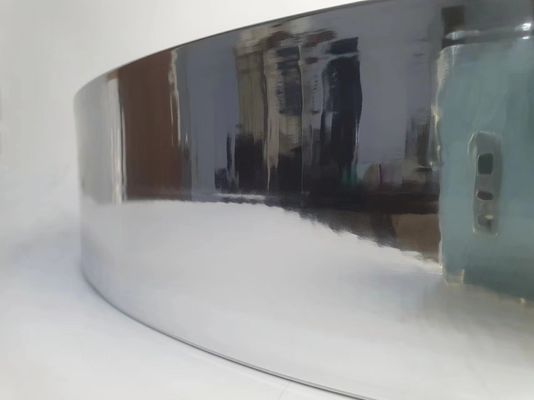 Aluminium Kekerasan Tinggi Aluminium Trim Cap Dengan Cermin Perak Finish Dan Aluminium Alloy Coil