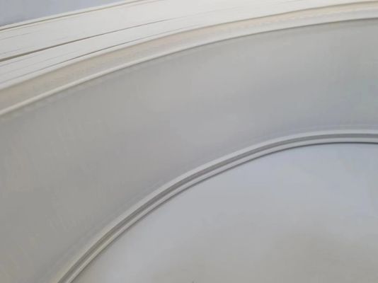 76MM Aluminium Trim Cap Warna Putih Dengan Reflektif Finish Untuk Exquisite Edge