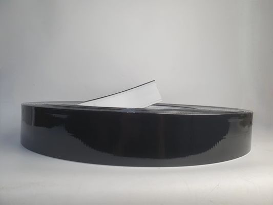 Black Color Aluminium Alloy Coil Trim Cap Strip Untuk Pembuat Tanda Profesional