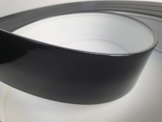 Black Color Aluminium Alloy Coil Trim Cap Strip Untuk Pembuat Tanda Profesional