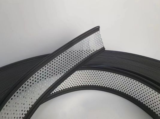 Warna Karet Trim Cap Alloy Coil J Tipe Trim Cap Roll Solusi Tanda Warna Hitam