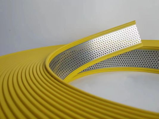 Rubber Trim Cap Aluminium Trim Cap Berbagai warna Kuning Mudah untuk membengkokkan Channel Letter Edge