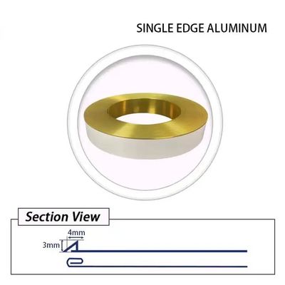 Profil Aluminium Versatile Aluminium Trim Cap Untuk Channel Letter Outdoor Signage