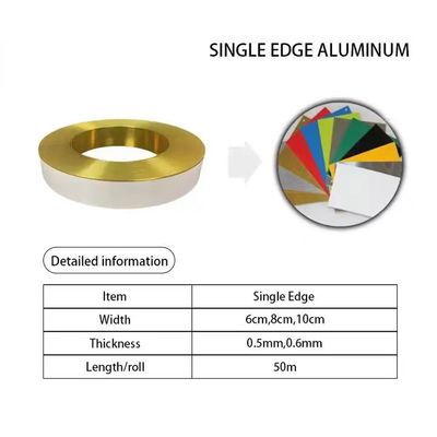 Wedding Channel Letter Trim Cap Channel Letter Edge Kemasan yang dapat disesuaikan