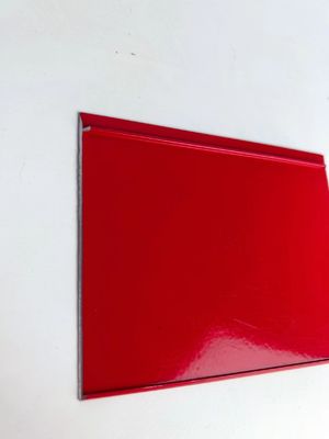 Aluminium Merah Trim Profil LED signage Untuk profil saluran aluminium