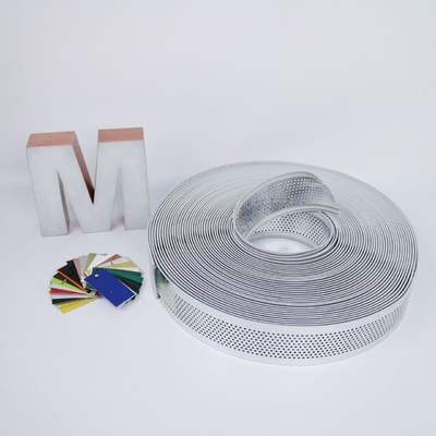 Lampu LED Kompatibilitas Aluminium Channel Letter Trim dalam warna biasa tahan cuaca dan tahan lama