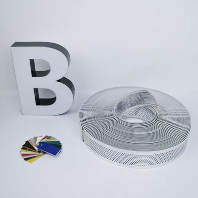Lampu LED Kompatibilitas Aluminium Channel Letter Trim dalam warna biasa tahan cuaca dan tahan lama